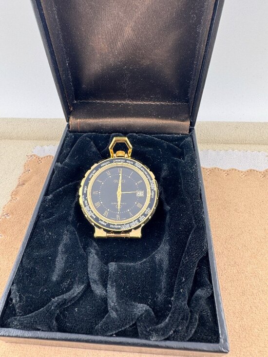 Almost NEW Gucci World Alarm Clock Vintage Rare Gucci Quartz Travel Alarm Clock